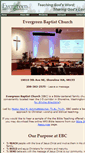 Mobile Screenshot of evergreen-baptist.org